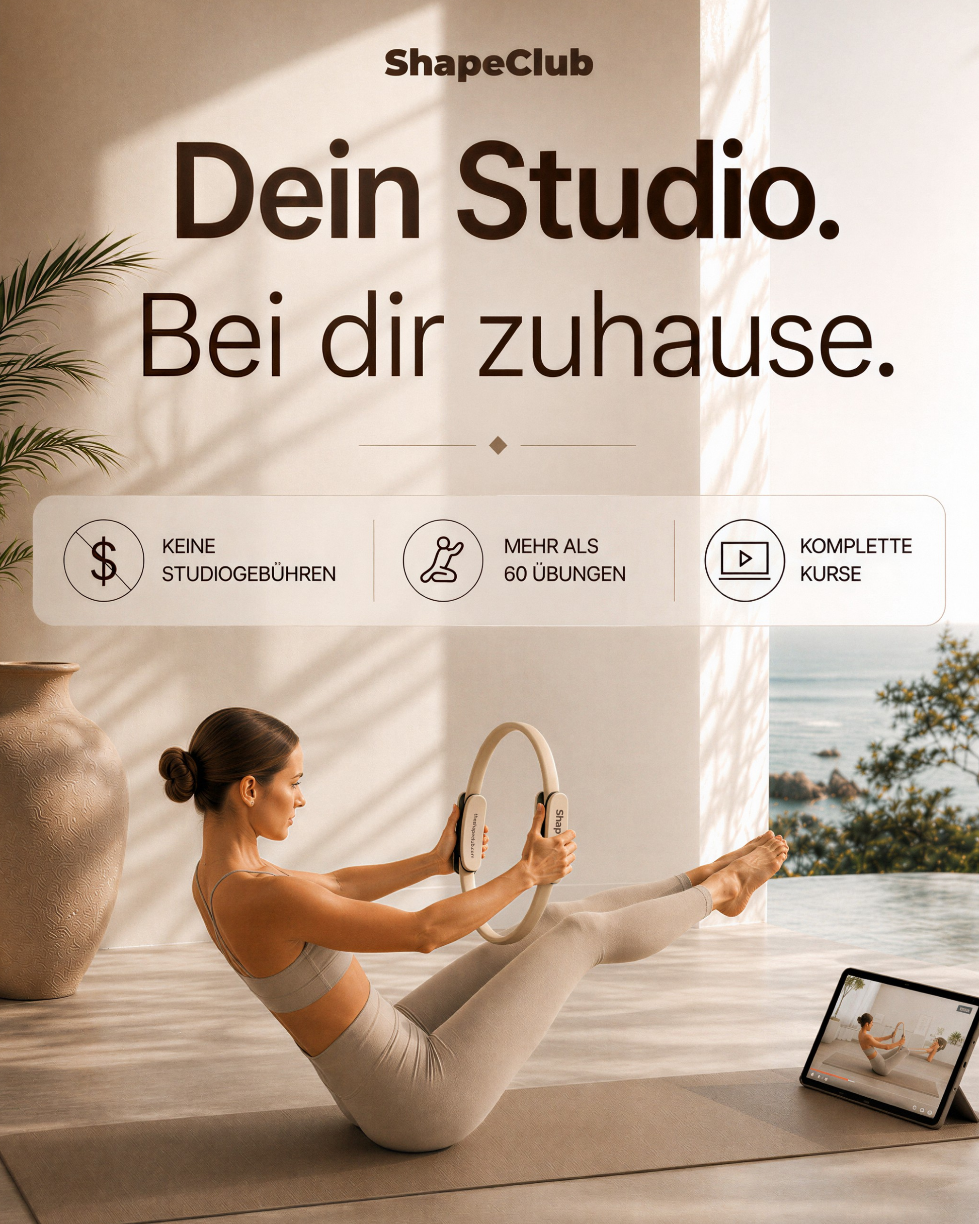 Pilates Ring - Beige