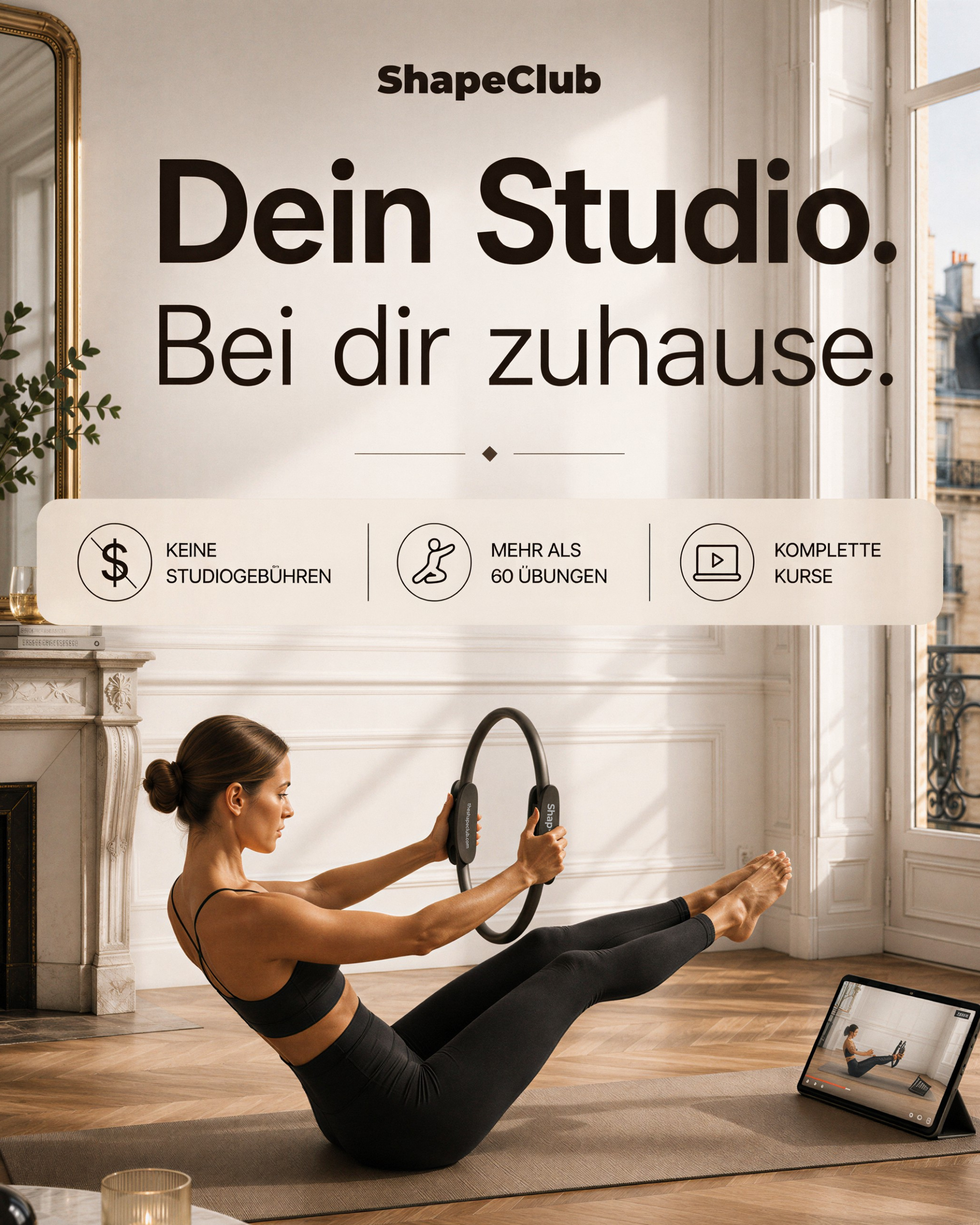 Pilates Ring - Schwarz