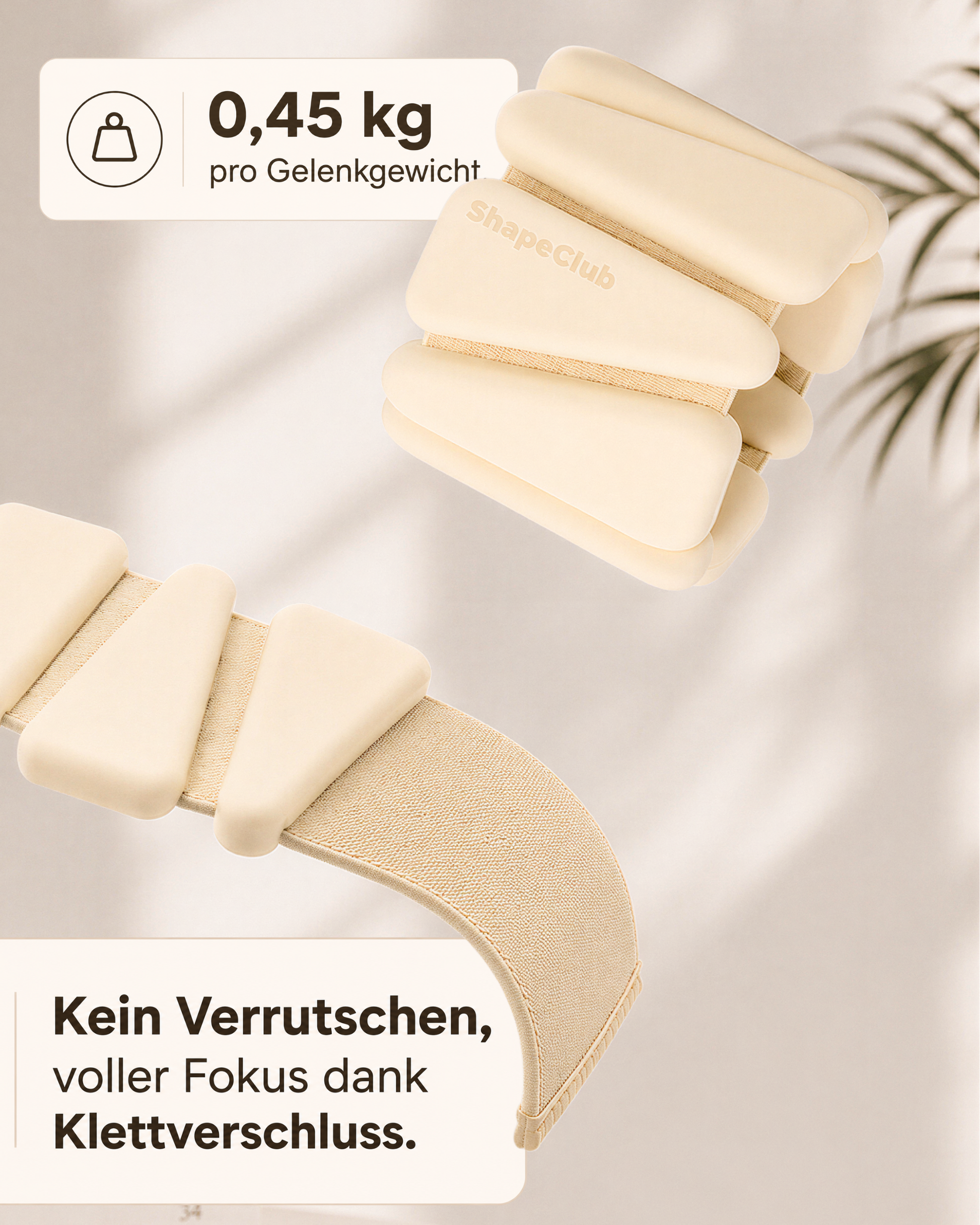 Ankle Weights - Beige