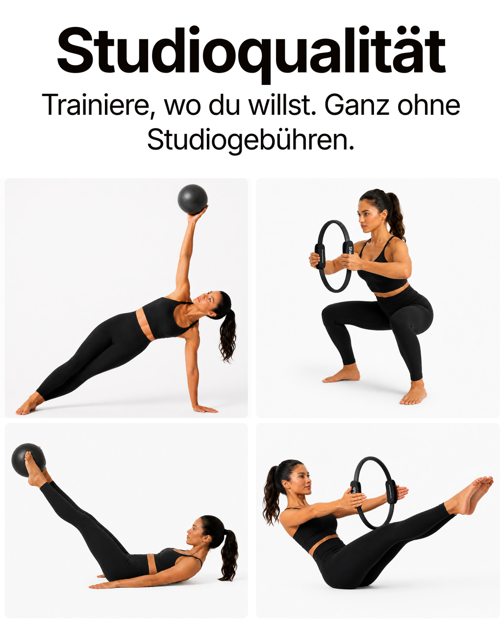 Ring & Ball Set - Schwarz