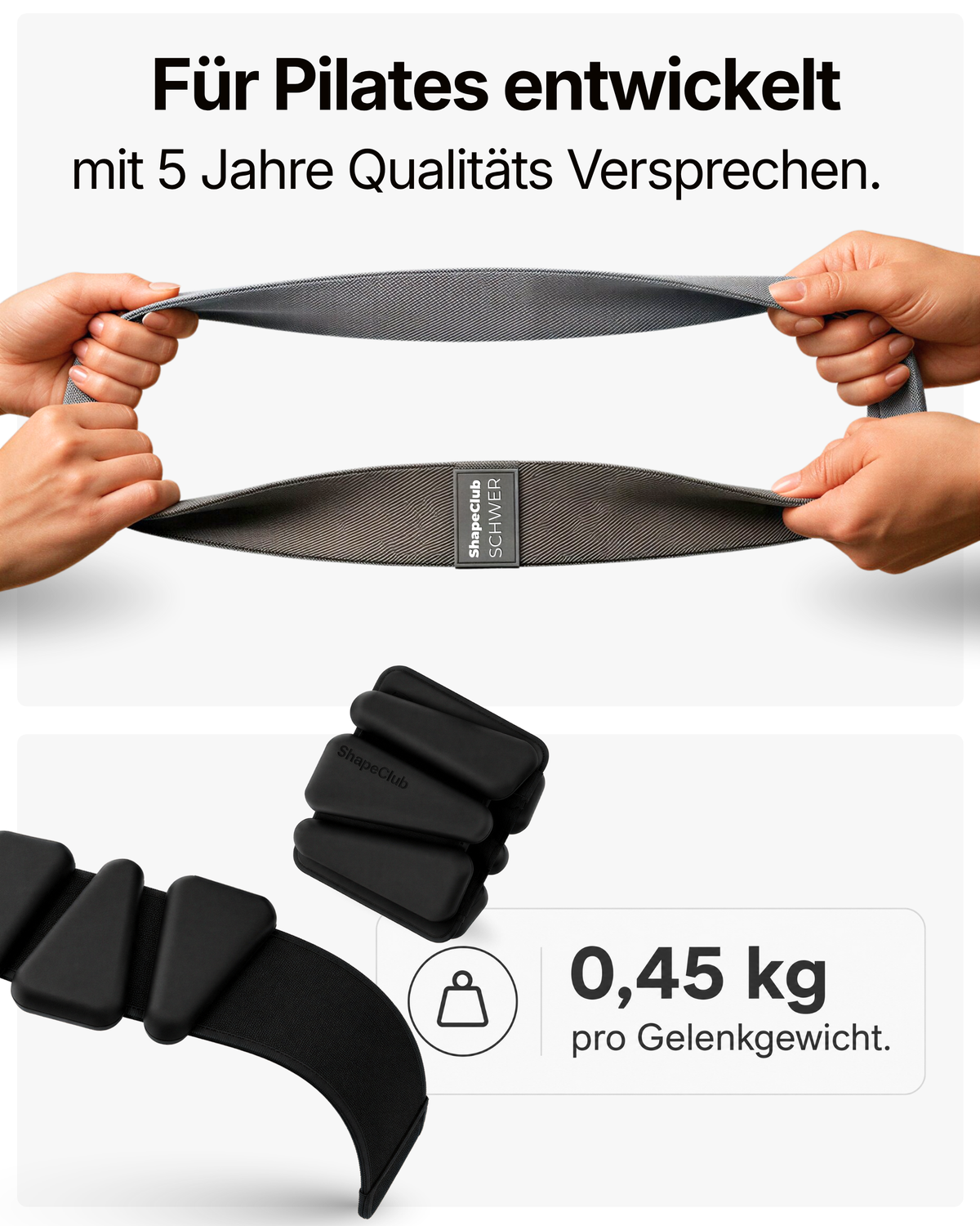 Premium Pilates Set - Schwarz